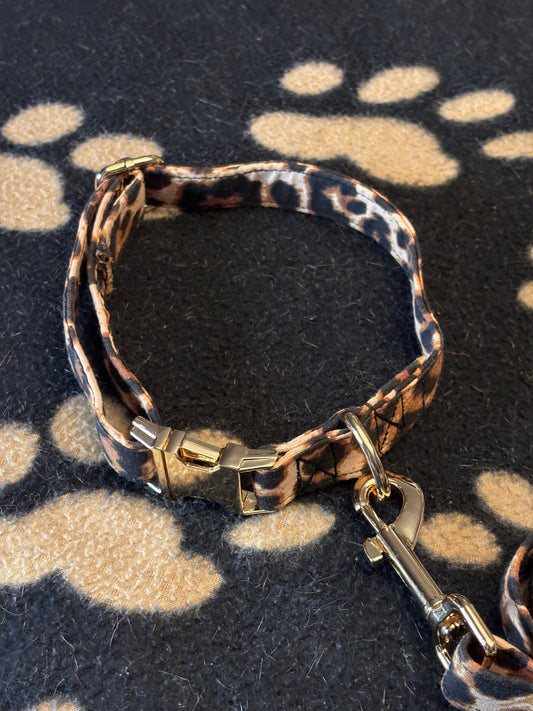 Collier tissu Capucine - réglable M/L et renforcé