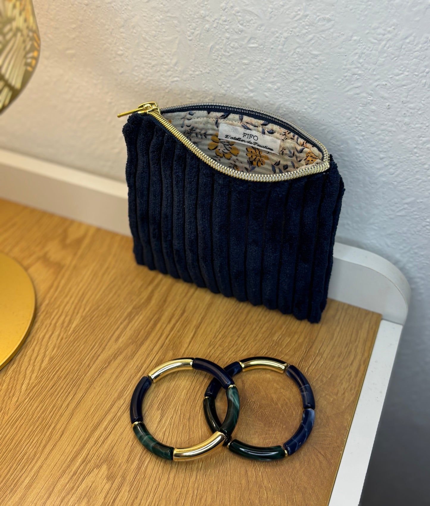 Pochette zipée Estelle