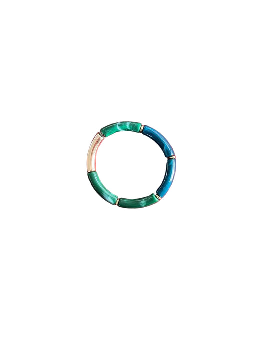Bracelet vert et bleu