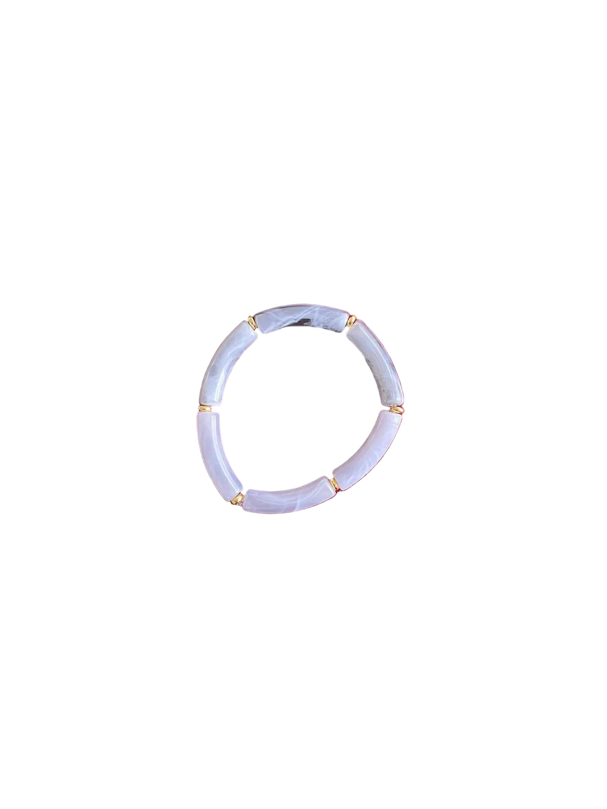 Bracelet nuances de gris marbré