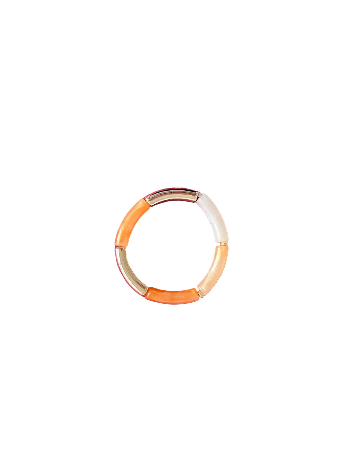 Bracelet fleur d'orangé