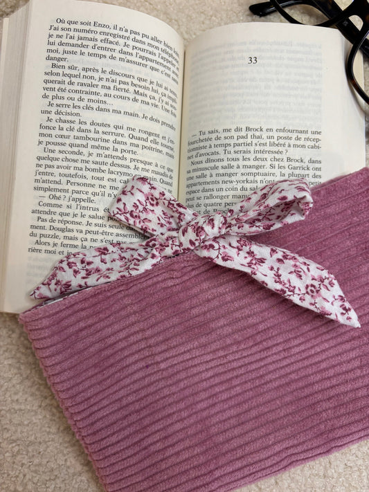 Housse de livre poche Rose