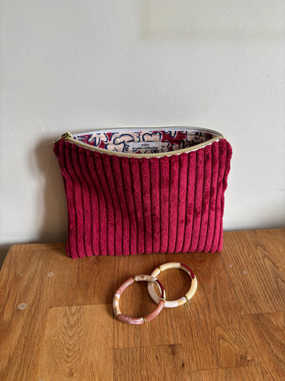 Boxe Grand Amour fuchsia fleuri