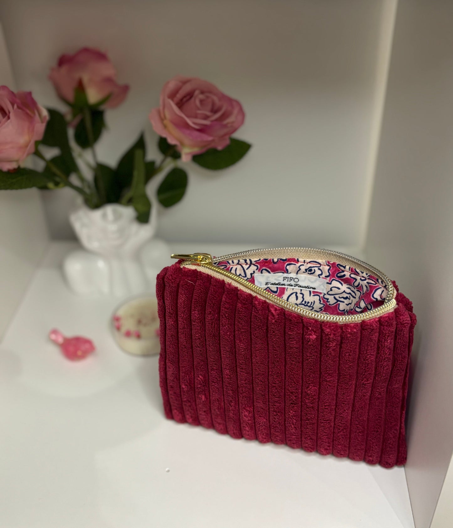 Pochette zipée Charline