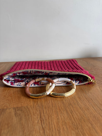 Boxe Grand Amour fuchsia fleuri