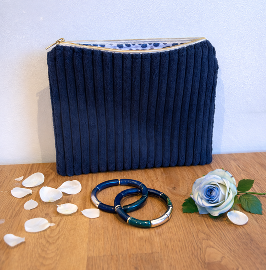 Box Grand Amour bleu léopard