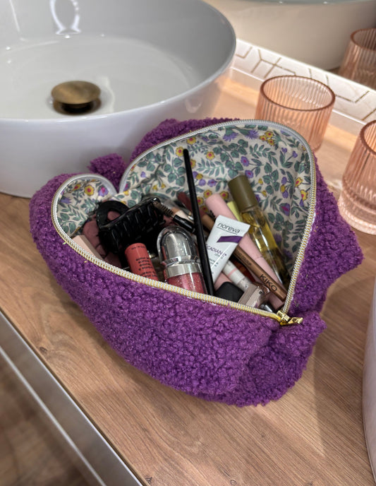 Trousse de toilette imperméable Violette
