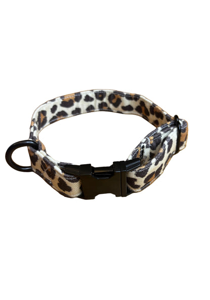Collier tissu Bertille - réglable S/M et renforcé