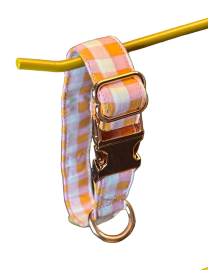 Collier tissu Charlie - réglable S/M et renforcé