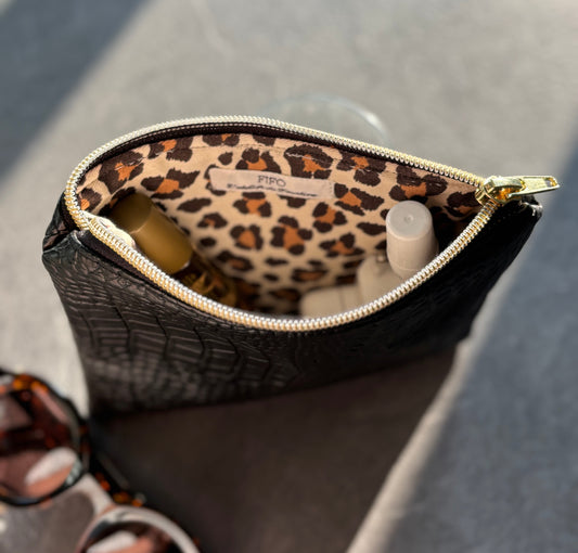 Pochette zipée Jade