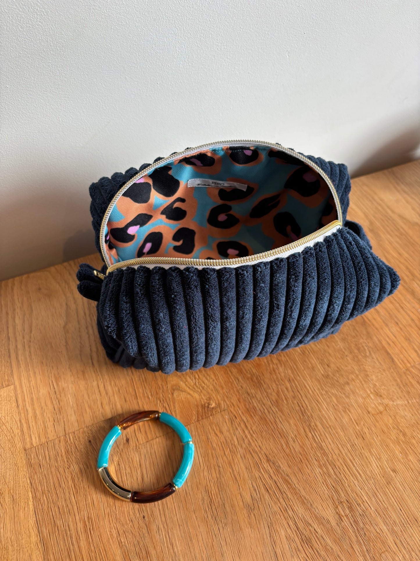 Box Passion bleu léopard