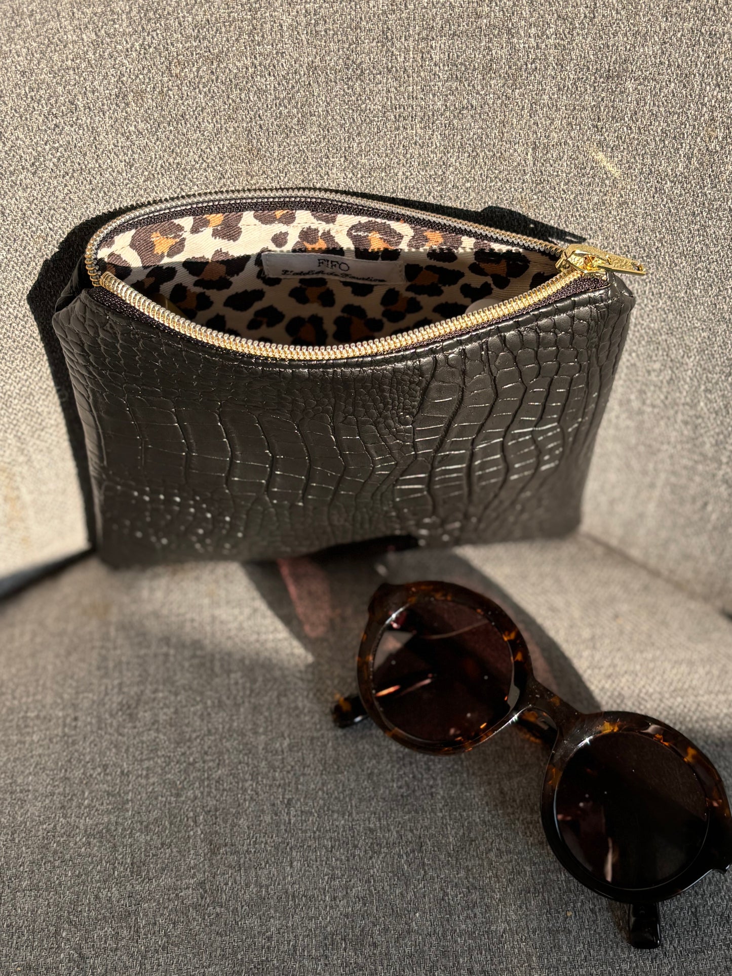 Pochette zipée Jade