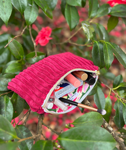 Pochette zipée Camélia