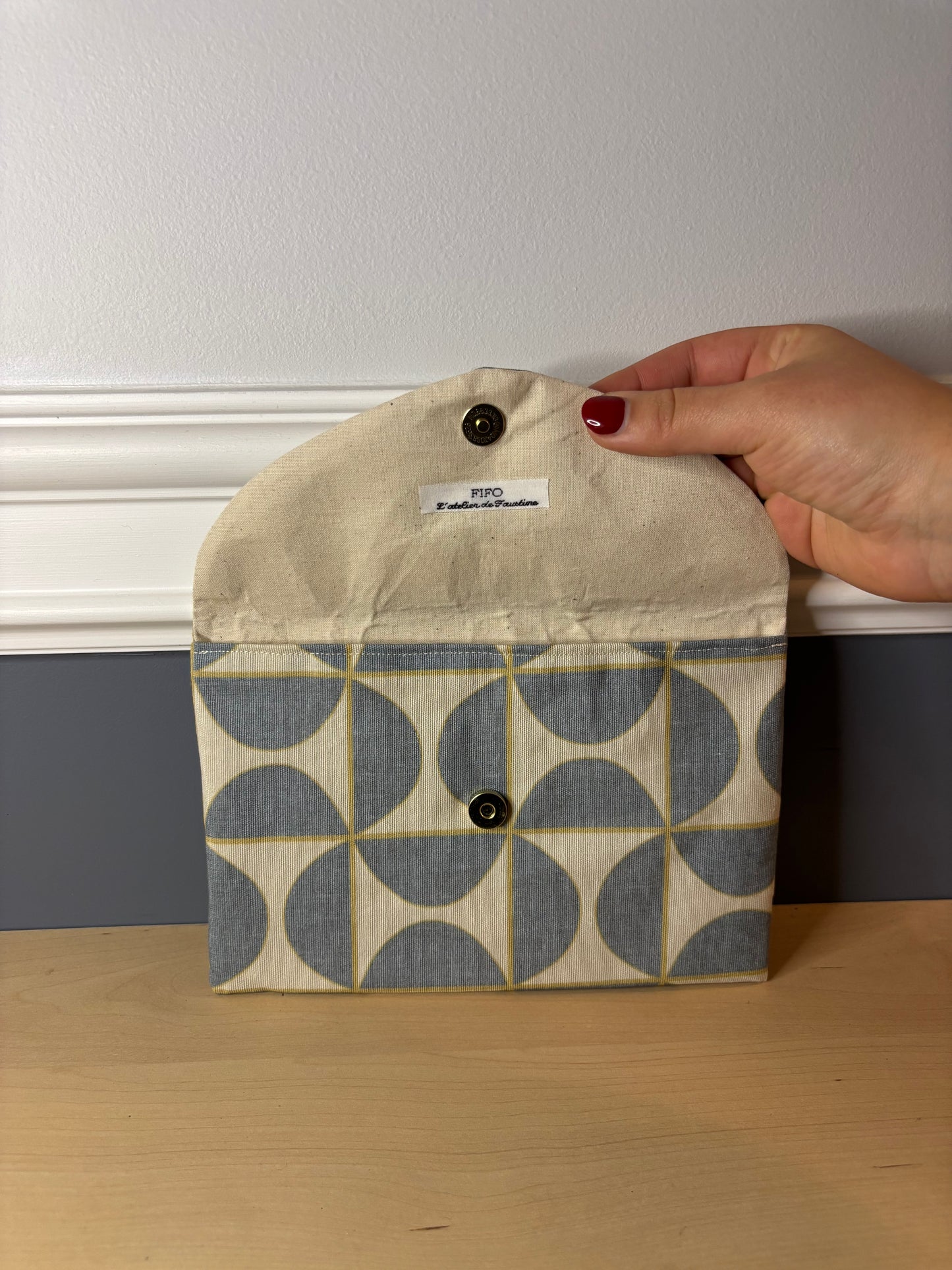 Pochette enveloppe Jade