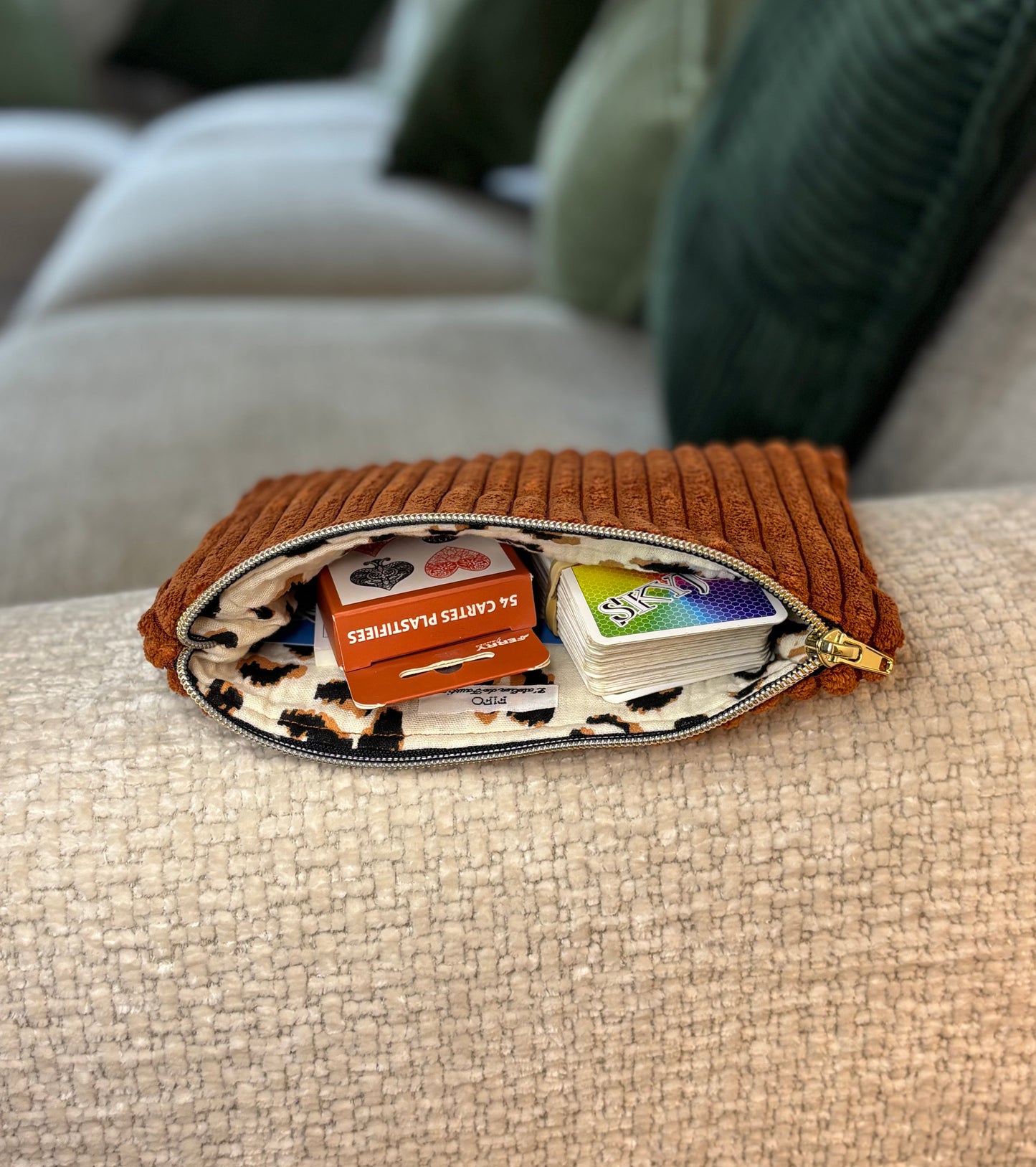 Pochette zipée Alexandra