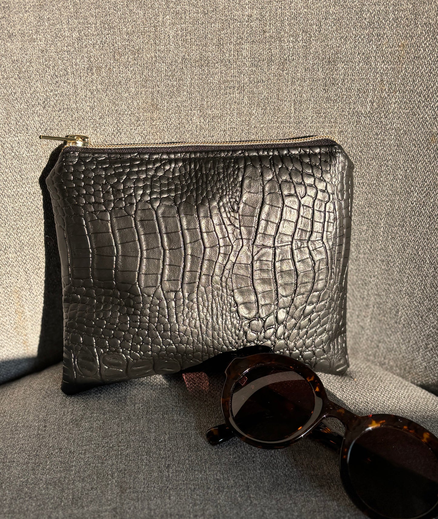 Pochette zipée Jade