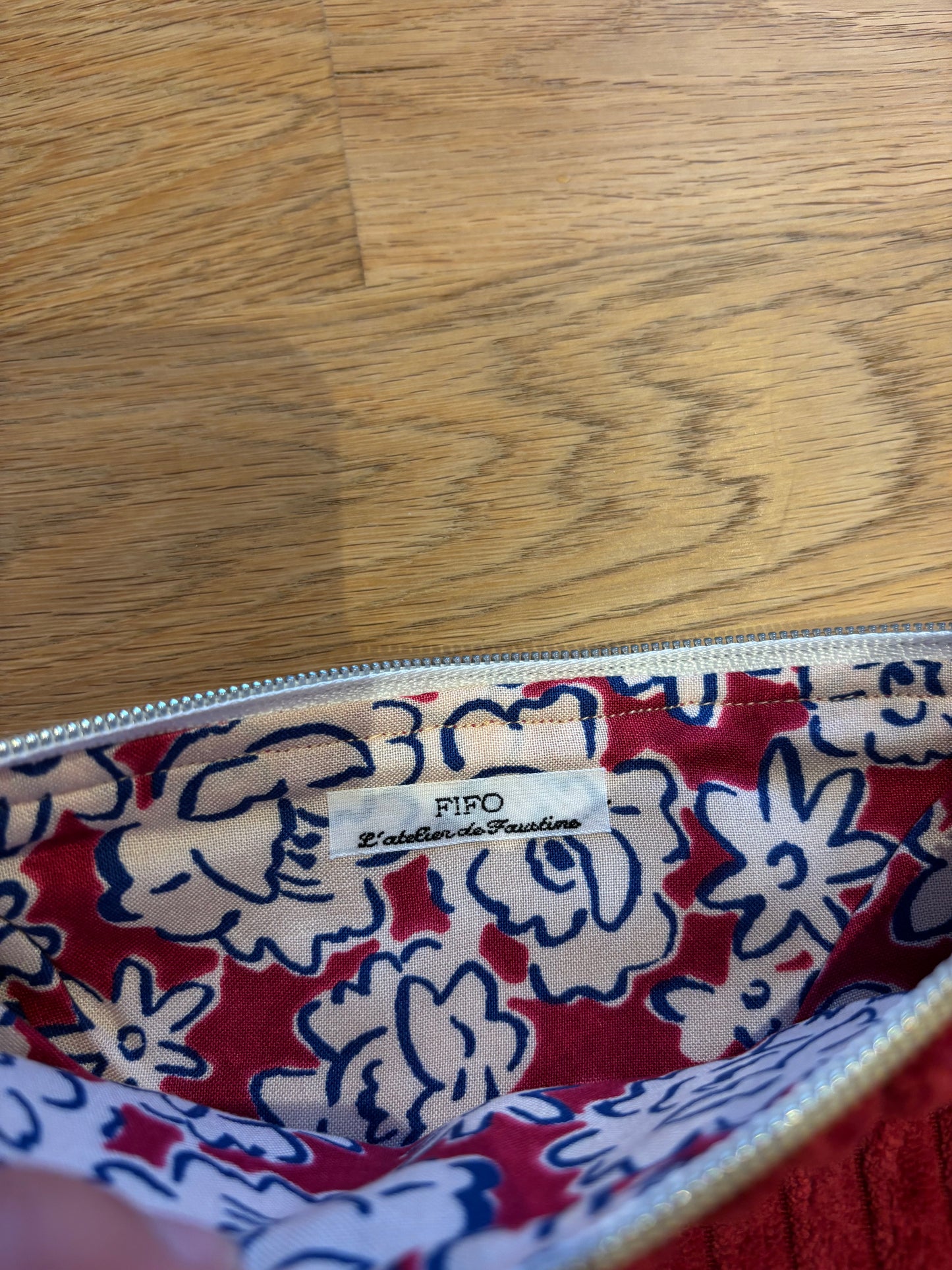 Pochette zipée Marie