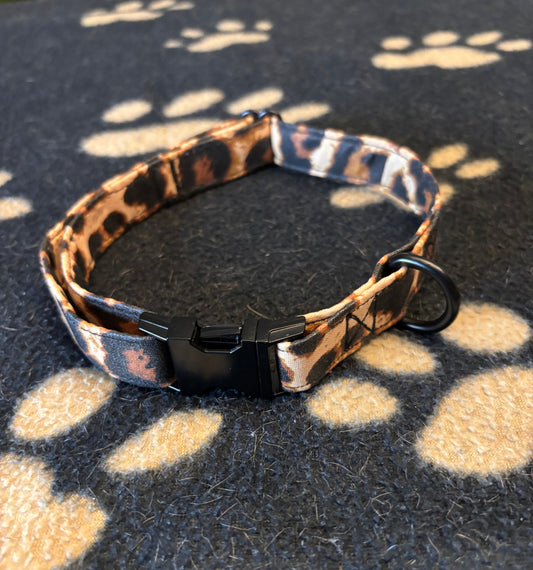 Collier tissu Capucine - réglable M/L, renforcé et imperméable