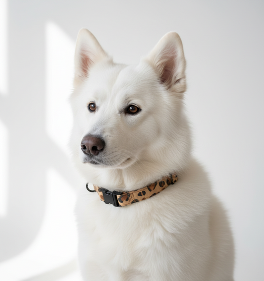 Collier tissu Léna - réglable M/L et renforcé