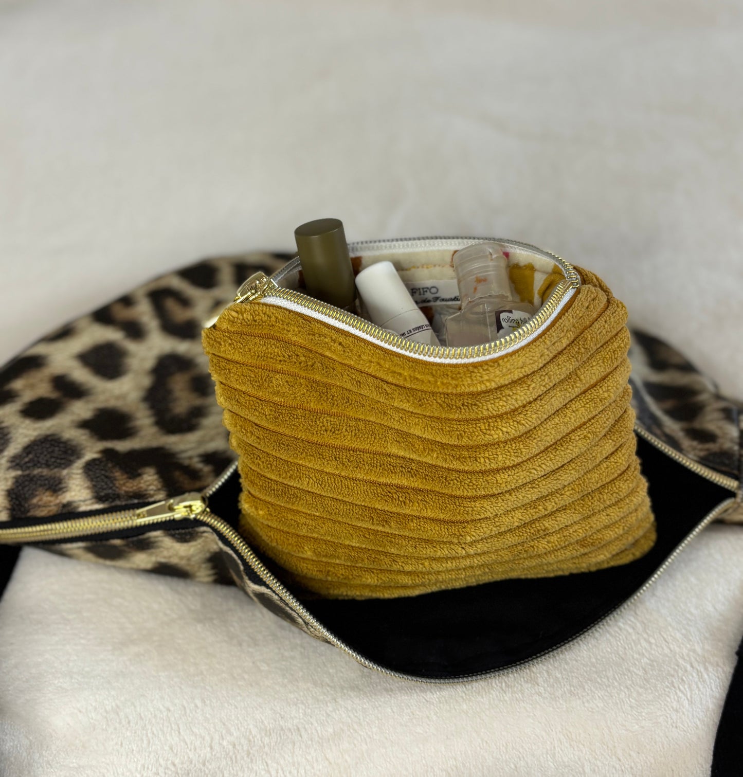 Pochette zipée Maya
