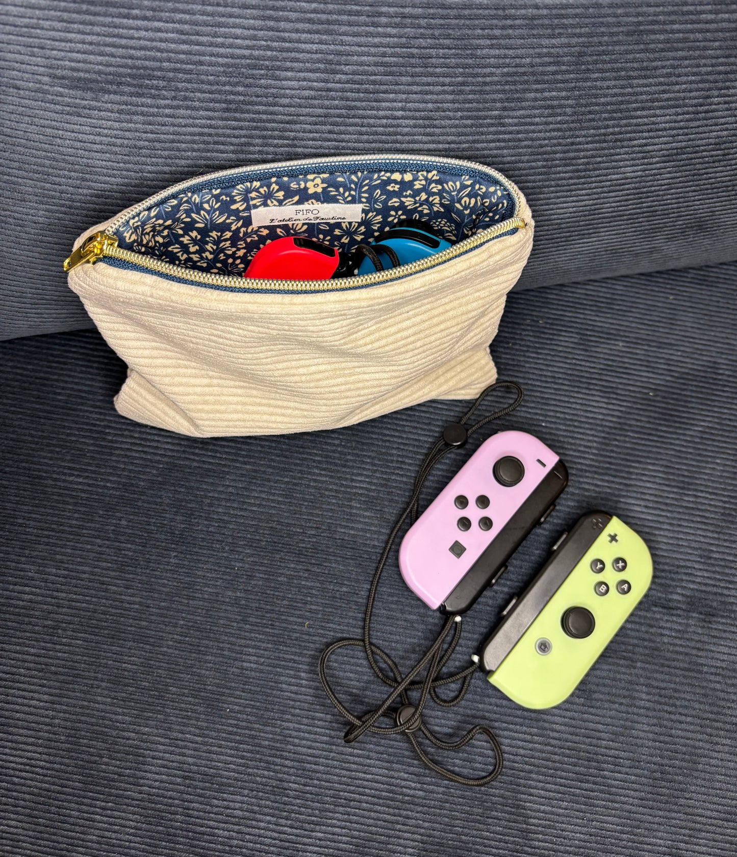 Pochette zipée Clémence
