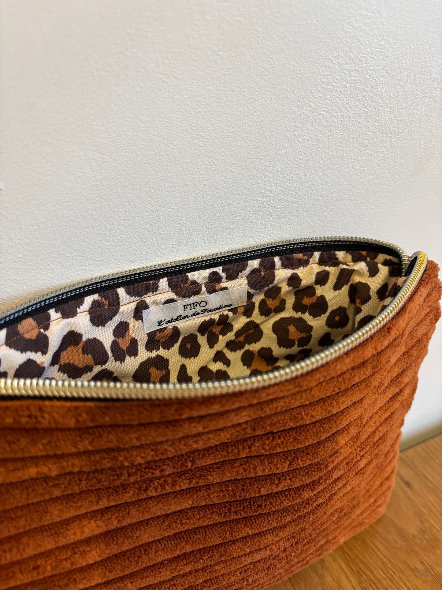 Box Grand Amour orange léopard