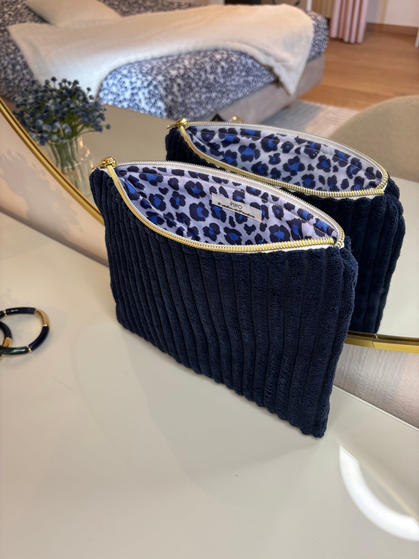 Pochette zipée Lisa