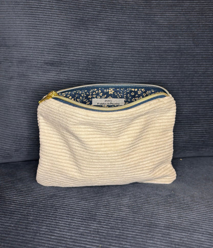 Pochette zipée Clémence