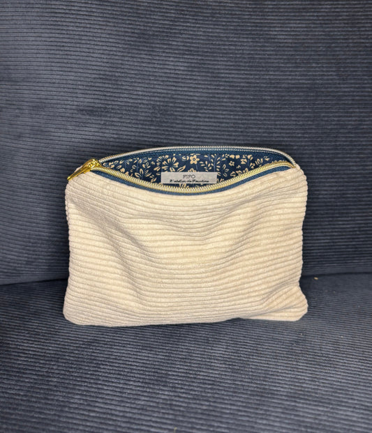 Pochette zipée Clémence