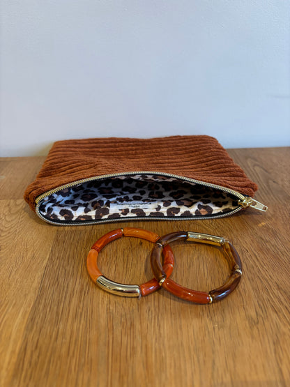 Box Grand Amour orange léopard