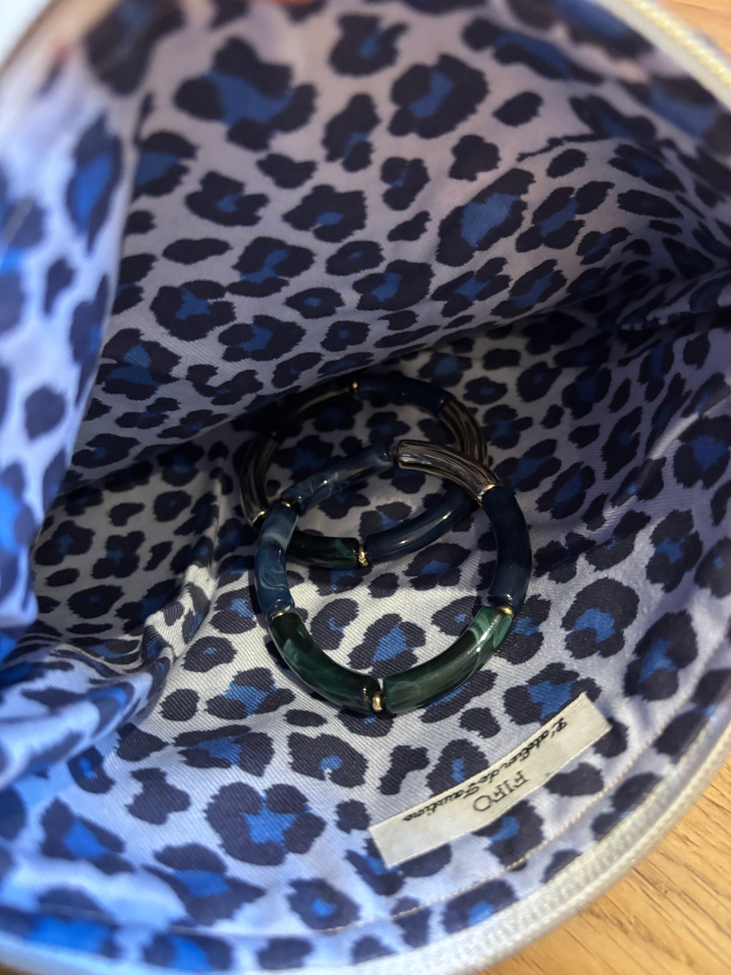 Box Grand Amour bleu léopard