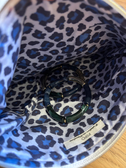 Box Grand Amour bleu léopard