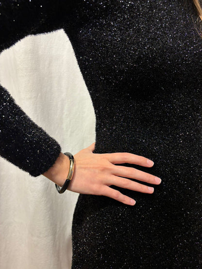 Bracelet noir et doré