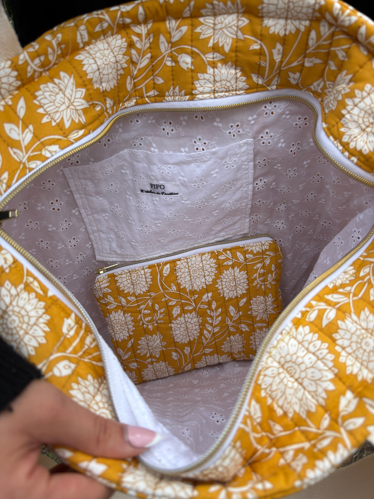 Sac cabas zippé - Augustine