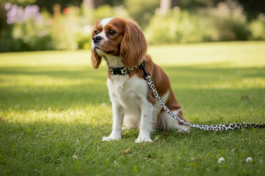 Laisse renforcée tissu Bertille