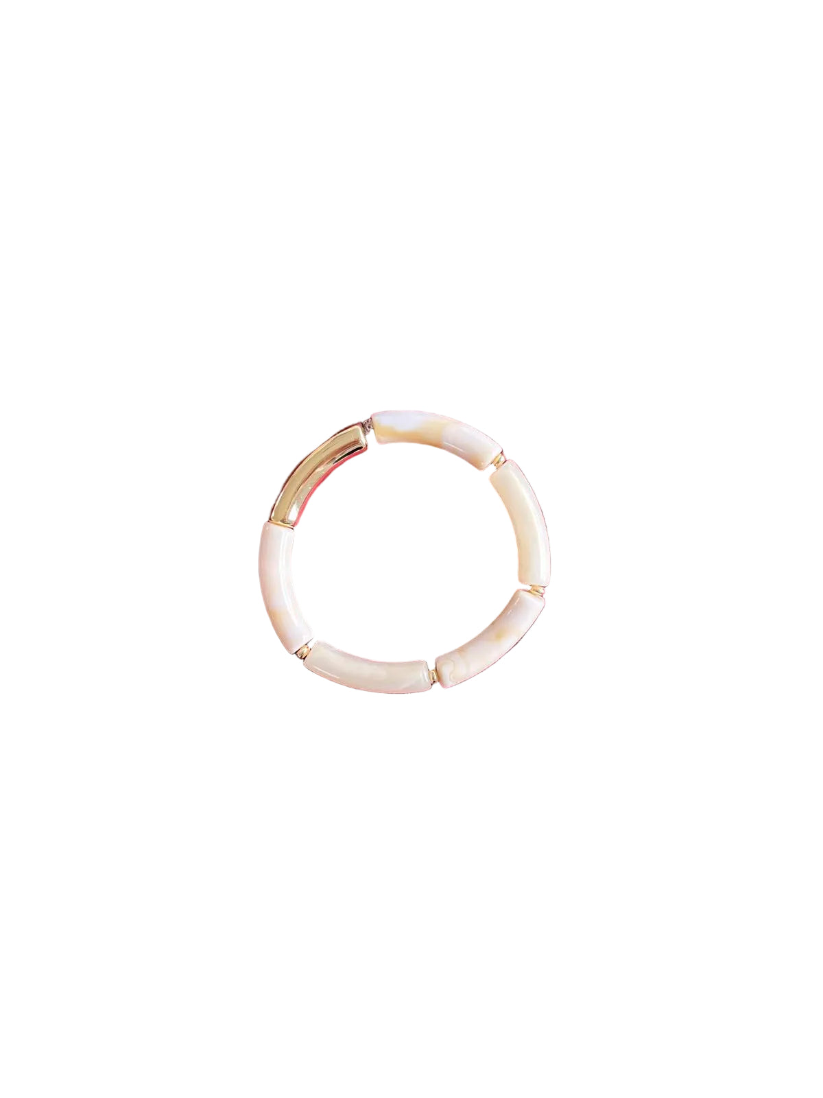 Bracelet beige marbré