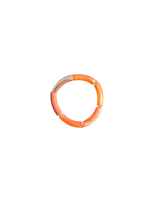 Bracelet nuances d'orange