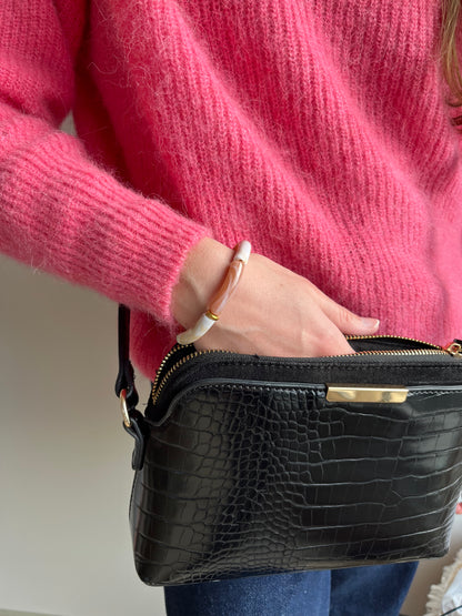 Boxe Grand Amour fuchsia fleuri