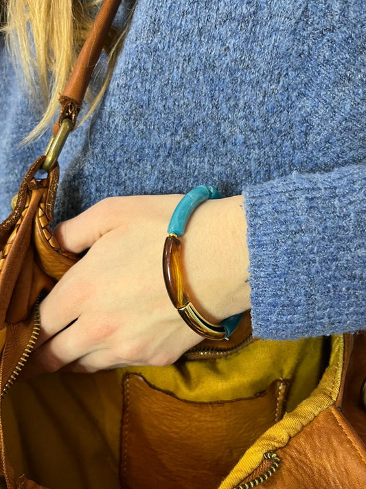 Box Passion bleu léopard