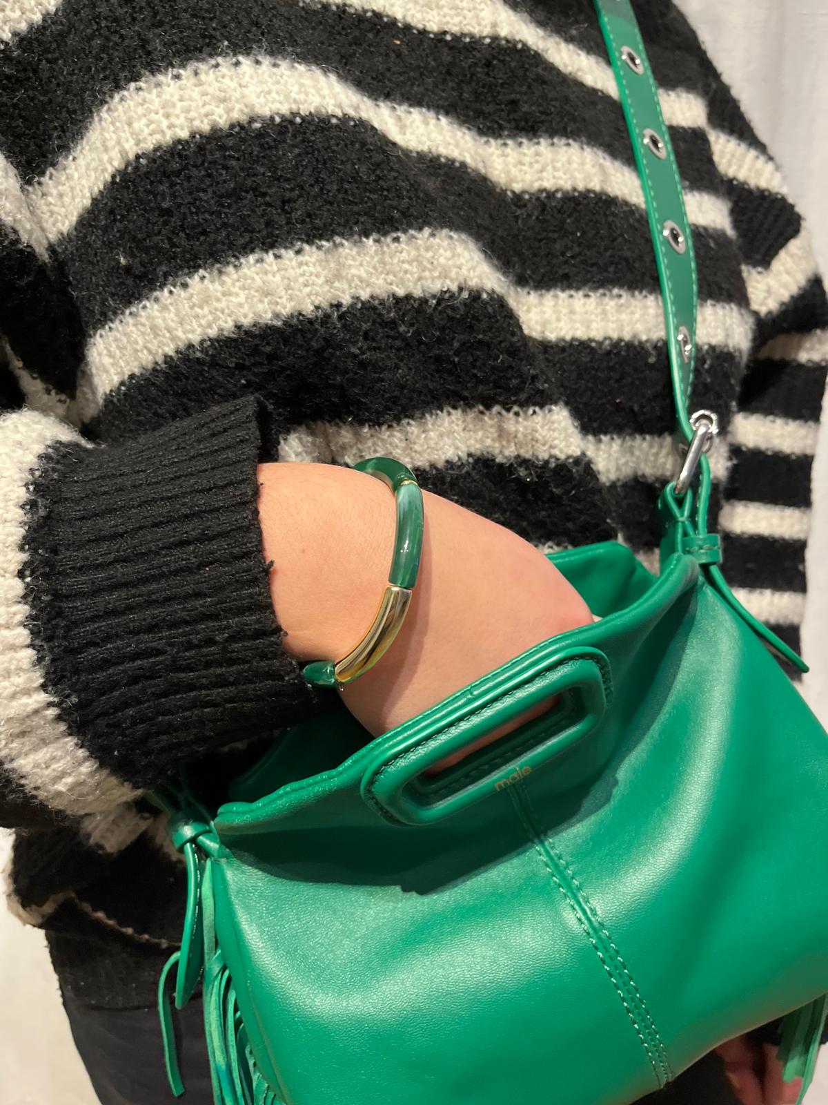 Bracelet vert et bleu